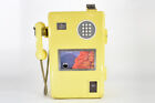 Rare Real Size push type yellow public telephone 673-P Adachi Electric Showa