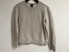 Joe Boxer Women's Pullover Crew neck Relaxed Fit Sweatshirt Gray Size Small