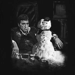 Tony Montana Scarface Cocaine Snowman T-Shirt AL Pacino Escobar - Bild 1 von 23