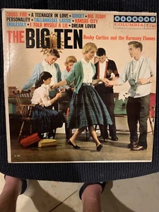 ROCKY CURTIS & THE HARMONY FLAMES "The Big Ten" 1950s Harmony LP Acceptable - Picture 1 of 2