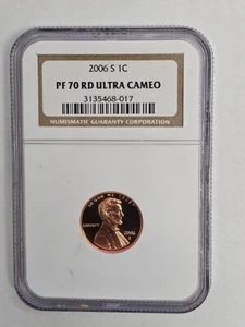 2006 S 1 Cent NGC PF 70 RD Ultra Cameo - Picture 1 of 4
