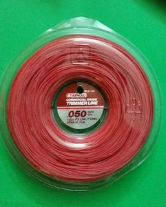 LÍNEA DE CORTE RECORTADORA DE CUERDAS .050 LÍNEA REDONDA ROJA EE. UU. 1025 PIES 1 LB NUEVA - Imagen 1 de 2