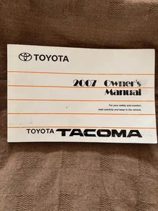 2007 Toyota Tacoma Owner's Manual - Picture 1 of 4