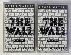Roger Waters The Wall Live In Berlin 2 Cassette Tape Set 1990 Part 1 & 2 - Picture 1 of 3
