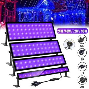 24/48/96W LED Éclairage de Scène Mural Laveuse Barre Lumineuse DMX DJ Fête UV Lumière Noire - Photo 1/27