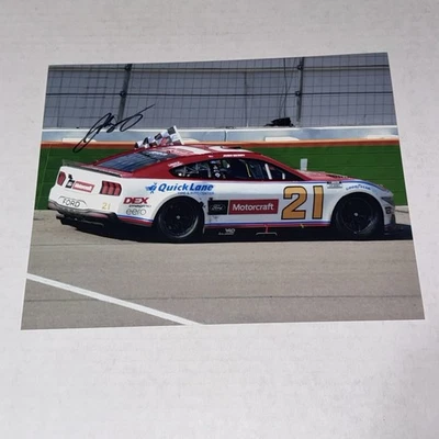 (3) Josh Berry 2025 Wood Bros Victoria Daytona 500 Ford #21 NASCAR fotos firmadas Foto 1 de 3