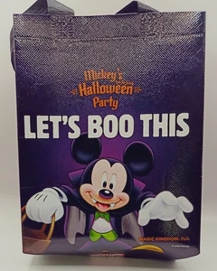 Walt Disney World 50th Mickey's Not So Scary Halloween Party Bag 7.5" X 11" Tall - Picture 1 of 5