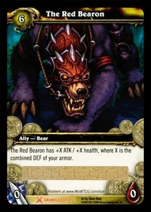 WoW TCG Loot Card – The Red Bearon – Unused/Unscratched - Bild 1 von 1