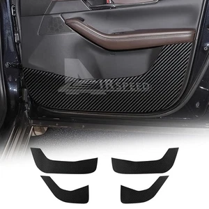 Almohadilla antipatadas para puerta para Mazda CX-30 2020-2025 pegatinas tapicería cuero impresión carbono - Imagen 1 de 8