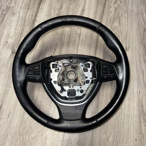 09-15 BMW 750i 750Li F01 F02 Multifunctional Heated Leather Steering Wheel Oem - Picture 1 of 6