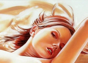 "FANTASIE DER SINNE" Bild Motiv No. 126 Akt Erotik Grafik Bild Erotic Graphic - Bild 1 von 3