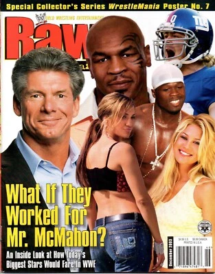 Винс Макмэхон Майк Тайсон декабрь 2003 WWE RAW реслинг журнал Smackdown - Изображение 1 из 4