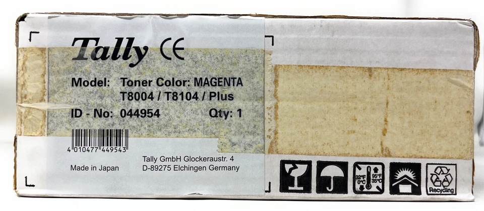 Tóner amarillo original Tally 044955 para Tally T8004 / T8104 Plus [caja C] Foto 1 de 1