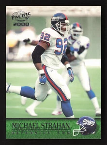 2000 Pacific #250 Michael Strahan New York Giants - Picture 1 of 2