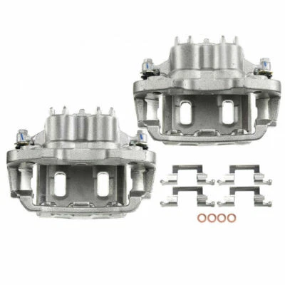 2x Pinzas de freno laterales delanteras con soporte para Jeep Grand Cherokee WJ 1999-2004 Foto 1 de 4