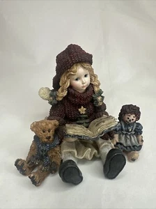 Boyds Bears Yesterdays Child (#3504) "Megan With Elliot And Annie" Figur Vintage - Bild 1 von 19