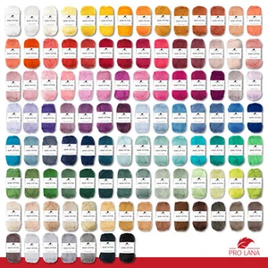 Pro Lana 10 x 50 g Basic Cotton Baumwolle Stricken Häkeln Wolle Garn 105 Farben - Picture 1 of 106