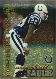1995 Stadium Club Members Only 50 Football Card #50 Marshall Faulk - Picture 1 of 2