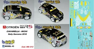 CITROEN DS3 R5 - CIAVARELLA - Rally Sanremo 2016 - Picture 1 of 1