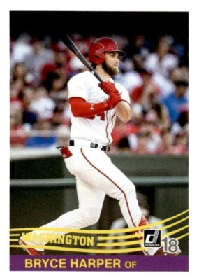 2018 Donruss #270 Bryce Harper Washington Nationals - Image 1 of 2