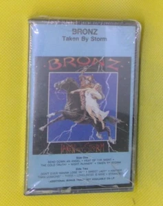 SHRINK SEALED - 1984 Cassette Tape Bronz Taken By Storm Atlantic Records - Picture 1 of 2