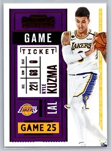 2020-21 Panini Contenders #100 Kyle Kuzma Game Ticket Red Los Angeles Lakers - Bild 1 von 2