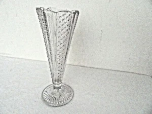 ANTIGUO JARRÓN DE CRISTAL VINTAGE 10"H - Imagen 1 de 8