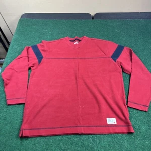 BKE 67 Buckle Mens Red Sweater Shirt Pull Over Crew Neck Retro Size M - Picture 1 of 8