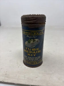 ANTIQUE TIN-GOODYEAR TUBE REPAIR KIT ORIGINAL GARAGE FIND - Picture 1 of 6