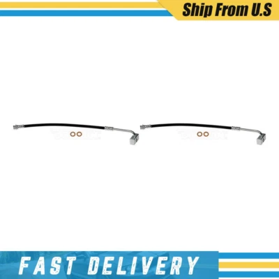 Dorman 前刹车线制动软管 2 件套适用于福特 F-250 1980 - 1989 _XJ — 第 1/3 张图片