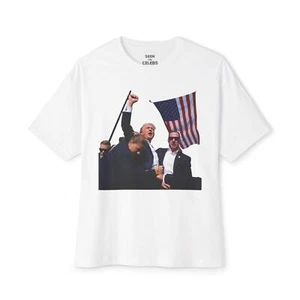 Camiseta Iconic Picture Trump (con bandera y equipo - sin escritura) l 2024 | 5 colores - Imagen 1 de 11