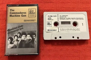 THE COMMODORES - CASSETTE TAPE WITH PAPER LABELS - MACHINE GUN - 1974 UK ISSUE - Picture 1 of 5