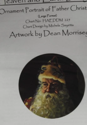 Heaven and Earth Designs Ornament Portrait of Father Christmas NEW - Image 1 of 4