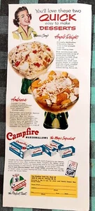 CAMPFIRE MARSHMALLOWS AD FROM SATURDAY EVENING POST MAY 7, 1955 - Picture 1 of 1