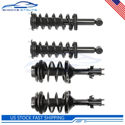 4 Front And Rear Complete Struts Shocks Mounts Set For 2005-09 Subaru Legacy - Image 1 of 4