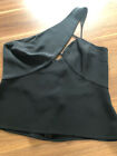**SALE**Reiss, Ronnie cut out top,asymetric fitted lined top, size 14,BNWT