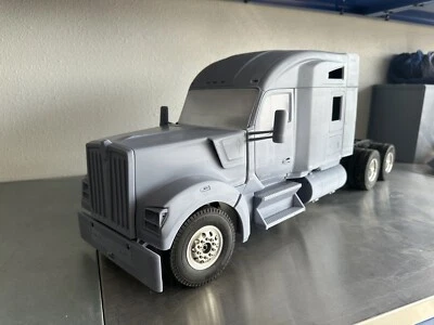 rc tamiya 1/14 truck body parts Kenworth 1:14 T800 W900 T-680 Lesu Lowboy W990 - Image 1 of 4