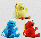 Ulica Sezamkowa 3D Plecak Pluszowa figurka Pluszowe zwierzęta Okruchy potwór / Elmo Monster Torba