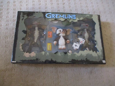 Vintage NECA GREMLINS 3 Pack Figure Set Gizmo 2008 Reel Toys NIB * - Image 1 of 4