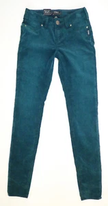 Silver Suki Corduroy Jegging Dk Green Sz W24 L31 Stretch Lightweight Skinny NWT - Picture 1 of 8