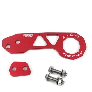 Universal JDM Racing Car Rear Tow Hook Trailer Ring Tow Strap For Honda Civic - Picture 1 of 25