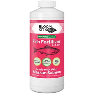 Organic Wild Fish Fertilizer and Plant Supplement, Alaskan Salmon, by Bloom City - Picture 1 of 12