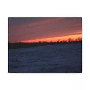 Sunset Landscape Canvas Art, Nature Wall Decor, Home Aesthetic, Gift for Art - Picture 1 of 17