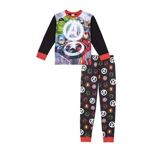 Avengers Boys Long Pyjamas, PJs Ages 4 Years to 12 Years - Picture 1 of 6