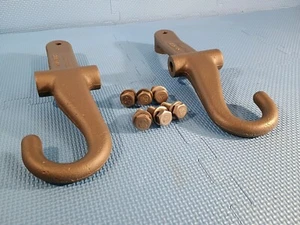 Tow Hook Set OEM 1999 - 2006 Chevrolet Silverado HD GMC Sierra HD VERY NICE - Picture 1 of 9