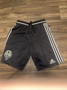 Adidas Seattle Sounders Pantaloncini Uomo Small #K - Foto 1 di 5