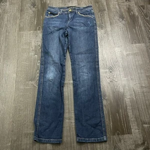 Baby Phat Girls Jeans Denim Medium Wash Blue Skinny Leg Size 14 - Picture 1 of 5