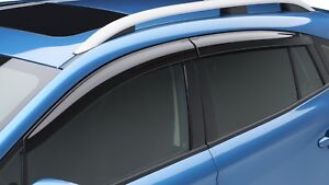 2017-2023 Subaru Crosstrek Impreza 5-Door Side Window Deflectors F0010FL030 OEM