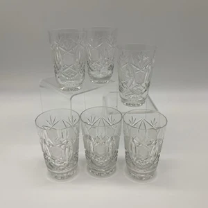 Elegantes 6er Set Schnapsgläser klar geschliffen Kristall - Bild 1 von 18