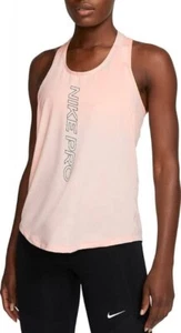 Nike Pro DRI-FIT Elastika Tank Size Small Womens BNWT CJ3934-664 - Picture 1 of 11